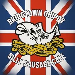The Bridge Town Chippy & Silly Sausage Cafe logo.